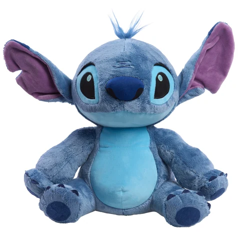 Disney Stitch 14-inch Fuzzy Plush Stuffed Animal, Soft Plush Toy, Kids Ages 2+