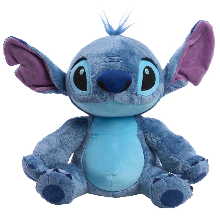 Disney Stitch 14-inch Fuzzy Plush Stuffed Animal, Soft Plush Toy, Kids Ages 2+ · view 1