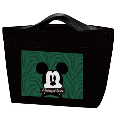 Disney Character Compact Tote Bag – Black Mickey, Pink Dumbo, Little Tigger, Grey Mickey and Winnie the Pooh rainbow