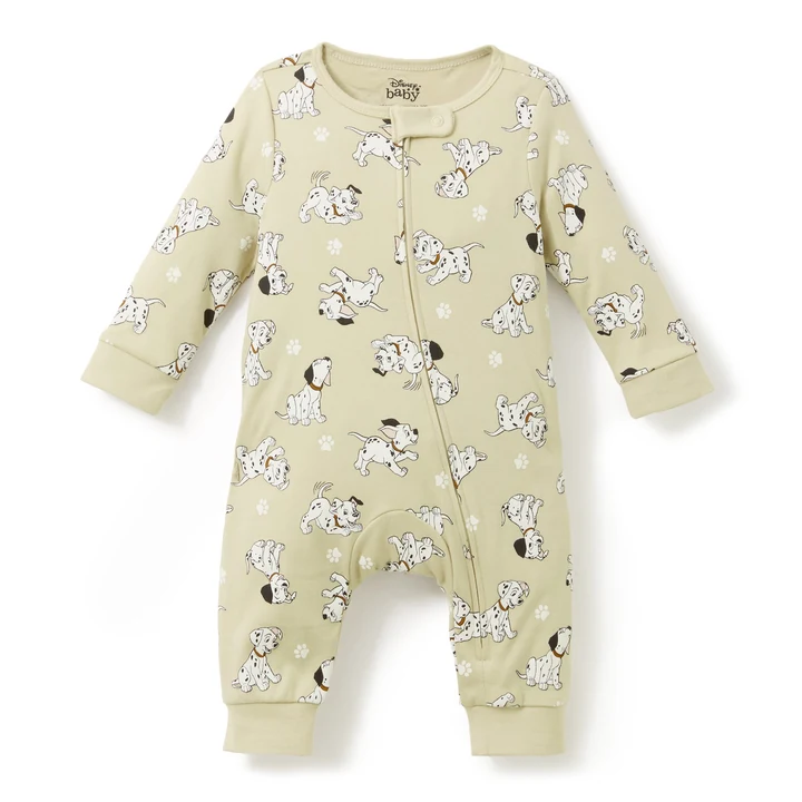 Pijama enterizo sin pies de 101 dálmatas para bebé · vista 1