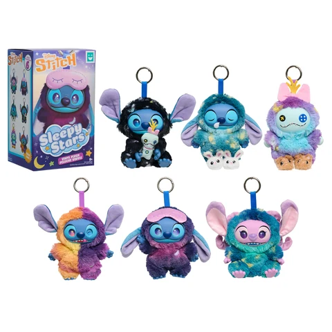 Happy Haul Disney Stitch Sleepy Stars Vinyl Plush Clip-on Surprise Toy, Drop 2 Blind Box Collectible Stuffed Toy