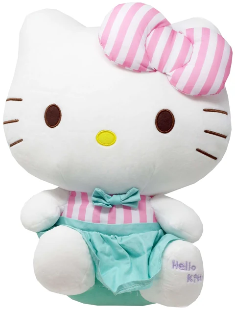 Sanrio Hello Kitty Plush (Green & Pink)