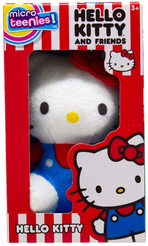 Sanrio Micro Teenies! Hello Kitty Micro Plush (Blue & Red)