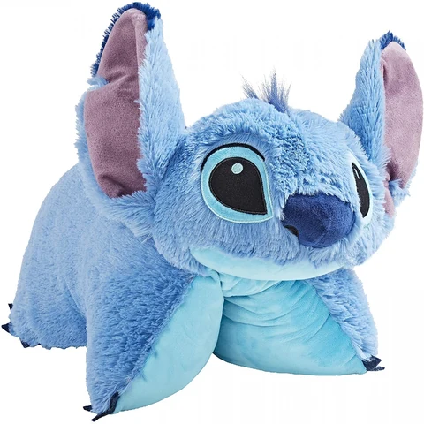 Pillow Pets Disney Lilo and Stitch - Stitch Stuffed Animal Plush Toy, Designed for cuddling, reading, screen time, naps and travel