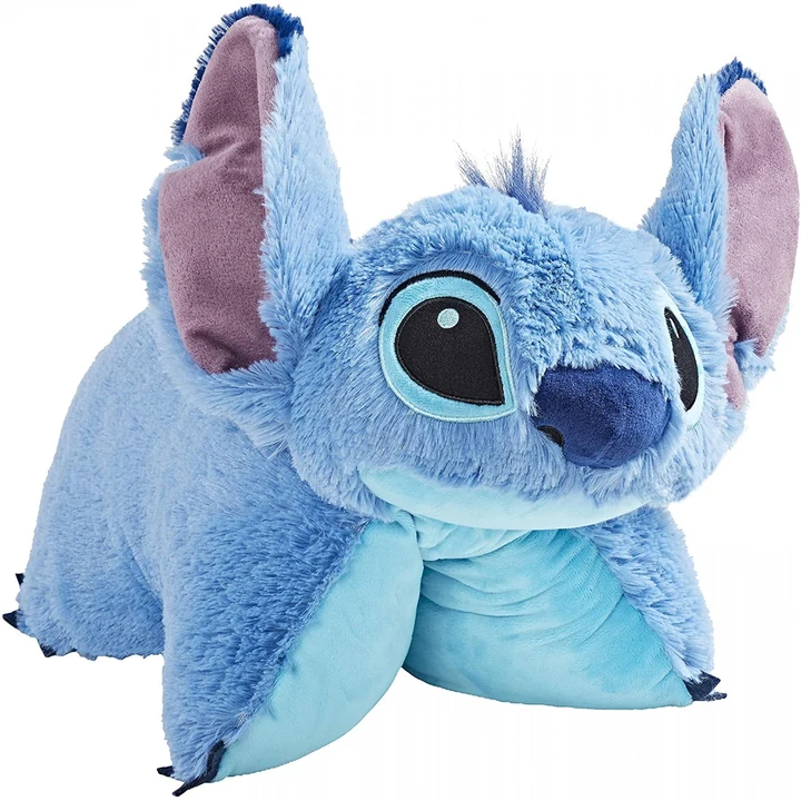 Pillow Pets Disney Lilo and Stitch - Stitch Stuffed Animal Plush Toy, Designed for cuddling, reading, screen time, naps and travel · view 1