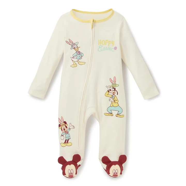 Pijama enterizo con pies de Mickey para bebé · vista 1