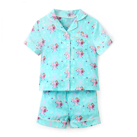 Frozen Collared Short Pyjamas for Kids
