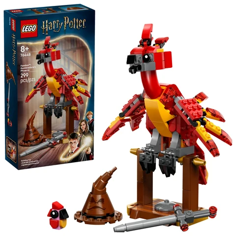 LEGO Harry Potter Fawkes: Dumbledores Phoenix Kids Toy - Building and Learning Toy for Pretend Play, 76448
