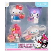 Hello Kitty and Friends 2 inch 4-Figure Pack - Classic Figures with Accessories - Walmart Exclusive