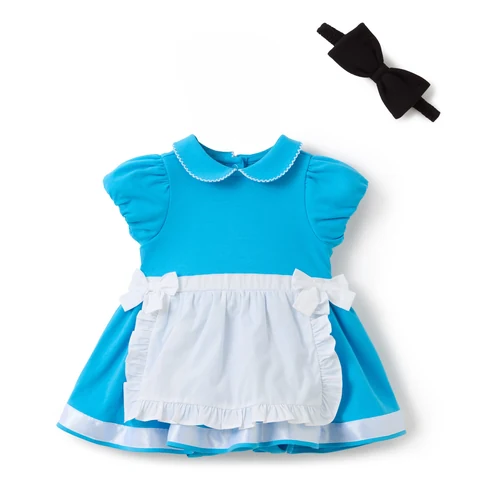 Alice in Wonderland Baby Costume Bodysuit