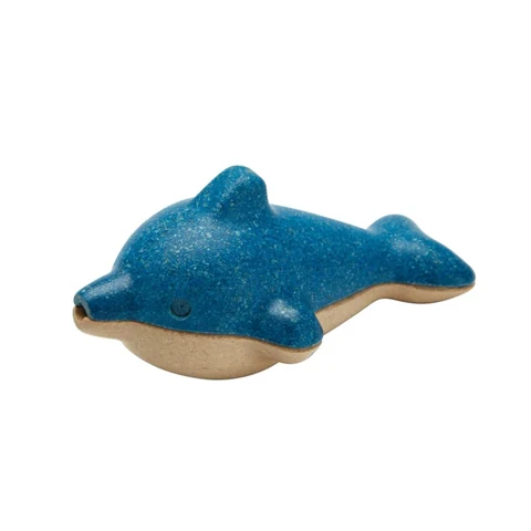 PlanToys Dolphin Whistle, Dolphin-shaped design, Breath-powered sound, PlanWood wood composite, Recommended age: 3 years and up