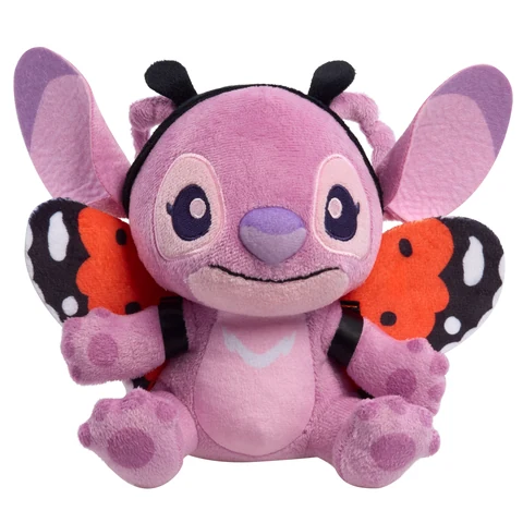 Disney Stitch Goes Wild Small Plush Stuffed Animal - Angel Butterfly, Wild Details, Ages 2+