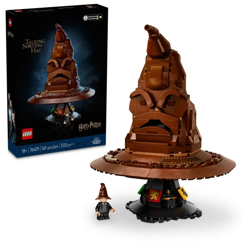 LEGO Harry Potter Talking Sorting Hat W/ 31 Voices - Harry Potter Building Set - 76429