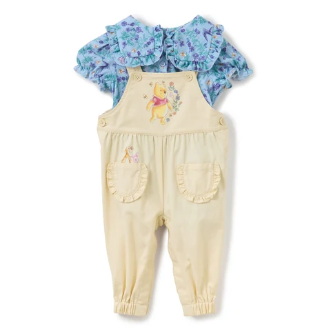 Winnie the Pooh Baby Dungaree and Bodysuit Set
