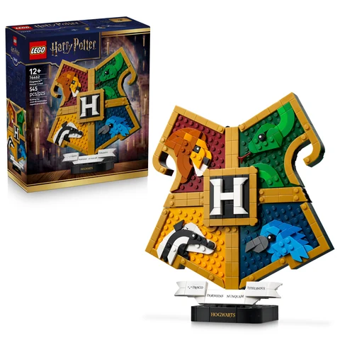 LEGO Harry Potter Hogwarts House Crest - Building Toy for Girls & Boys, Ages 12+ - Harry Potter Gift - Kids Bedroom, 76462