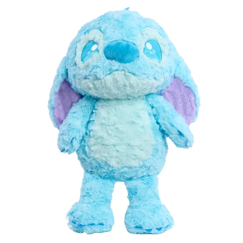 Disney Stitch 14-Inch Feeling Rosy Large Plush Toy, Soft Plush with Rosette Fabric, Ages 3+
