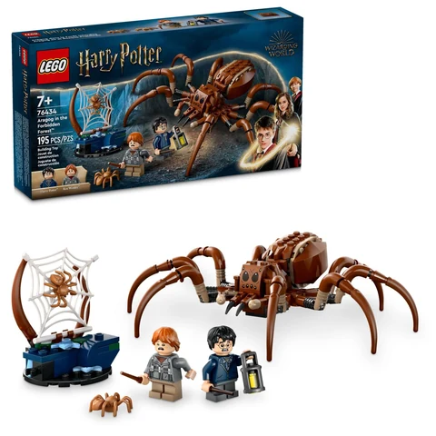 LEGO Harry Potter Aragog in the Forbidden Forest, Spider Toy Playset for Kids, 76434