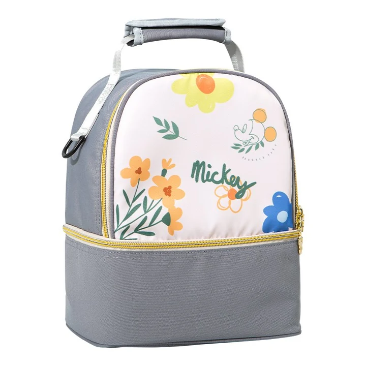 Disney Mickey Floral Bottle Carry Bag – Grey floral Mickey and Green floral Mickey · view 1