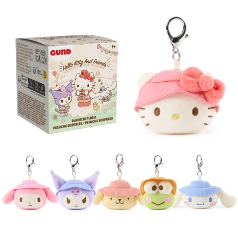 GUND Sanrio Hello Kitty and Friends Camping Surprise Plush Toy, Mystery Unboxing Stuffed Animal for Ages 1 and Up, Multicolor