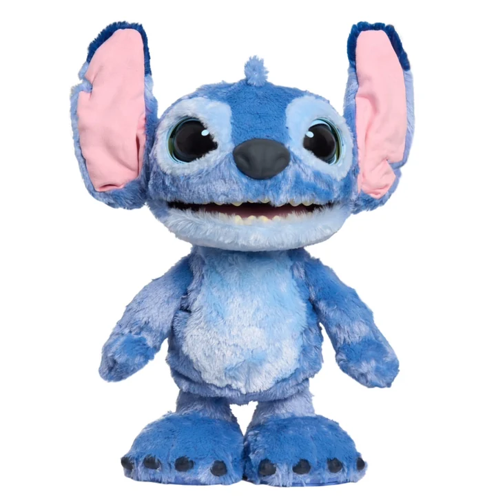 Peluche interactivo Disney Stitch Ultimate Stitch de 17 pulgadas, más de 100 sonidos y reacciones, para niños a partir de 3 años · vista 1