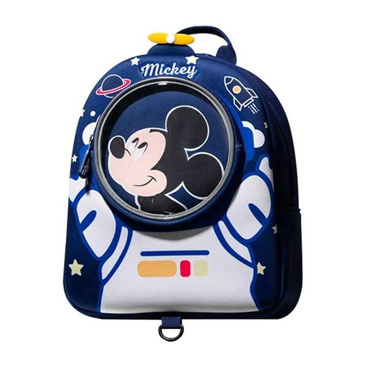 Disney Mickey and Minnie Children's Backpack – Space Mickey navy, Rainbow Minnie pink and Rainbow Mickey blue, plus 2 more designs · view 1