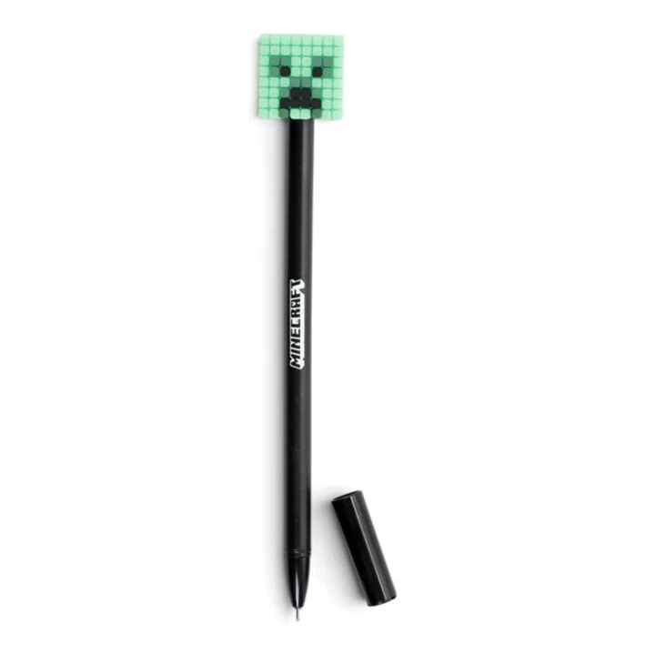 Minecraft Creeper Erasable Pen with Silicone Topper · view 1