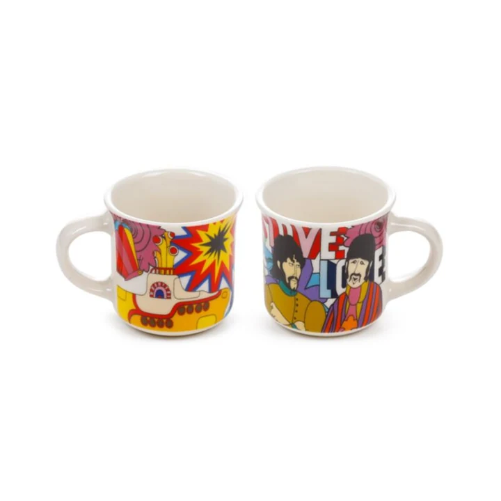 The Beatles Yellow Submarine Set of 2 Porcelain Espresso Cups 75ml · view 1