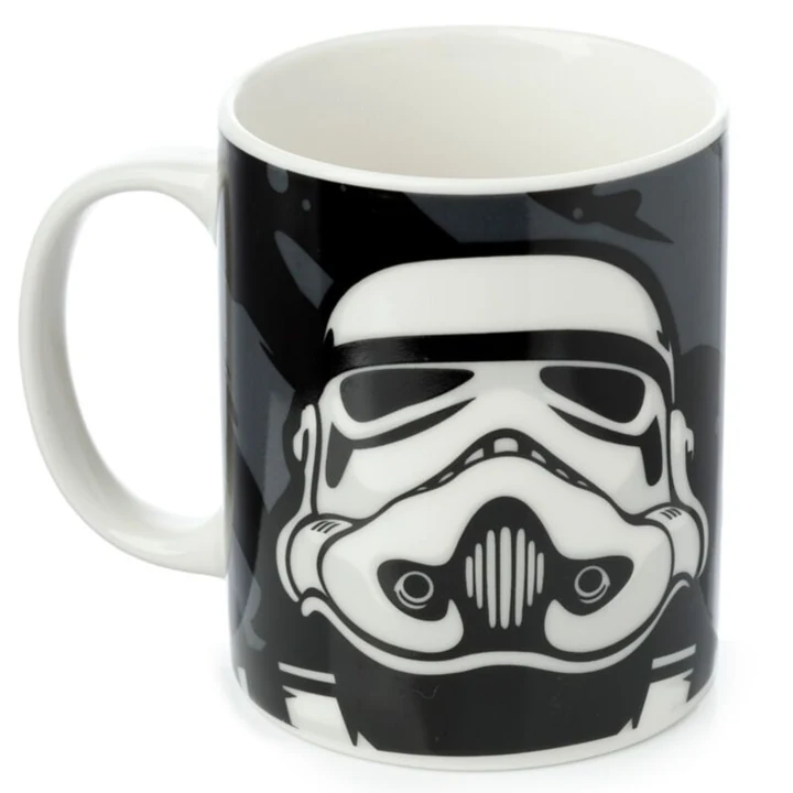 Taza de porcelana negra The Original Stormtrooper · vista 1