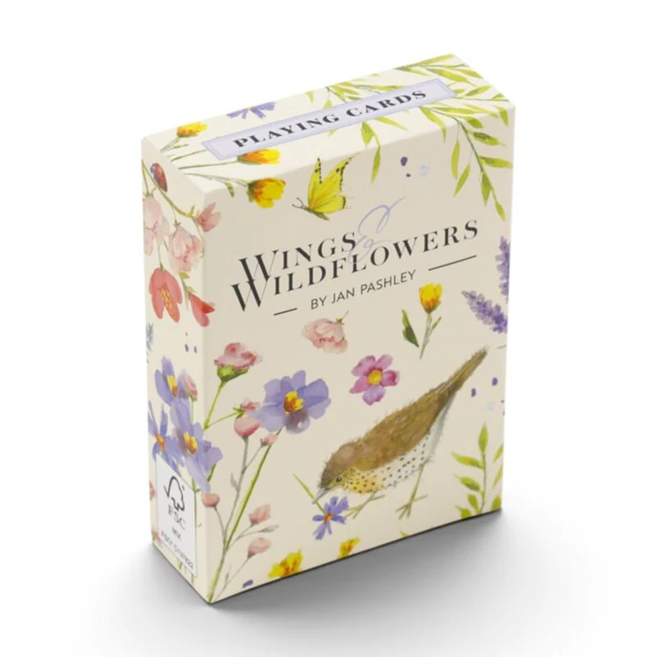 Jan Pashley Wings & Wildflowers Playing Cards · view 1