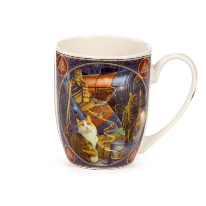 Lisa Parker Witchwood Express Cats Porcelain Mug — 300 ml · view 1