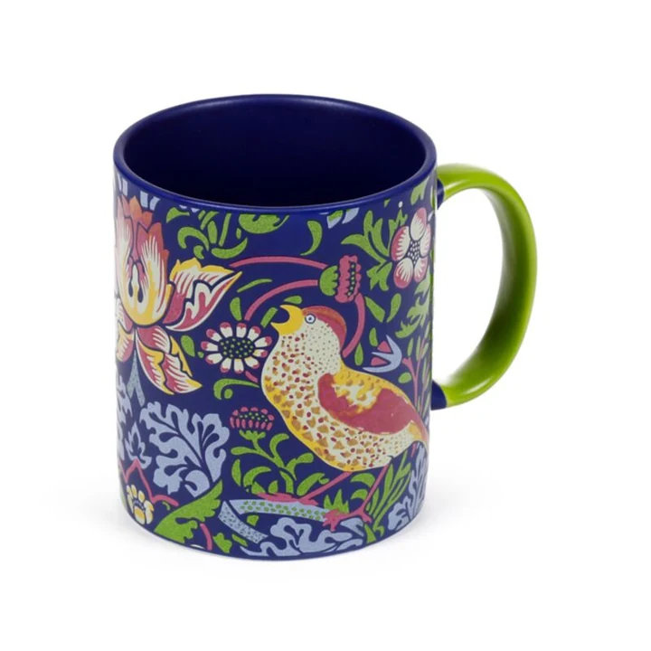 Taza de porcelana de 300 ml William Morris Strawberry Thief · vista 1