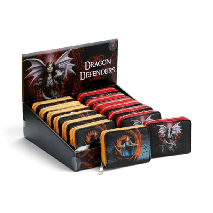 Cartera compacta con cremallera Anne Stokes Dragon Defenders Fairy · vista 1