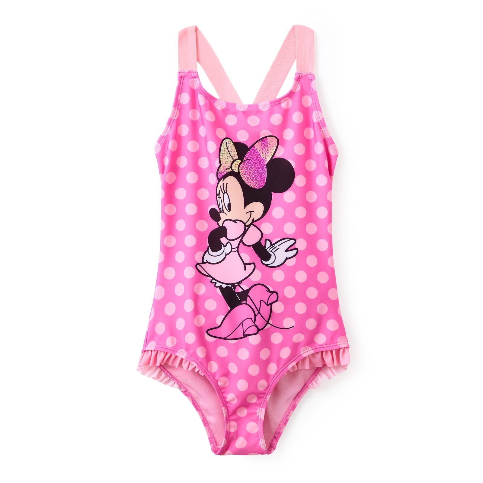 Minnie Mouse Cross-Back Kids’ Swimsuit · enlarged view 1