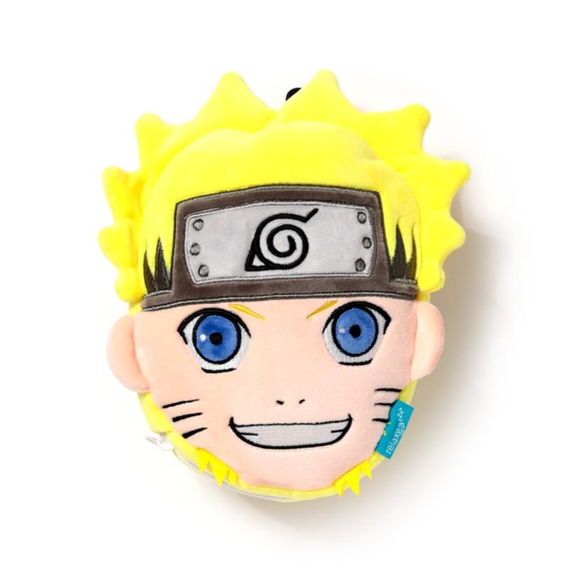 Naruto Shaped Plush Travel Pillow and Eye Mask · enlarged view 1