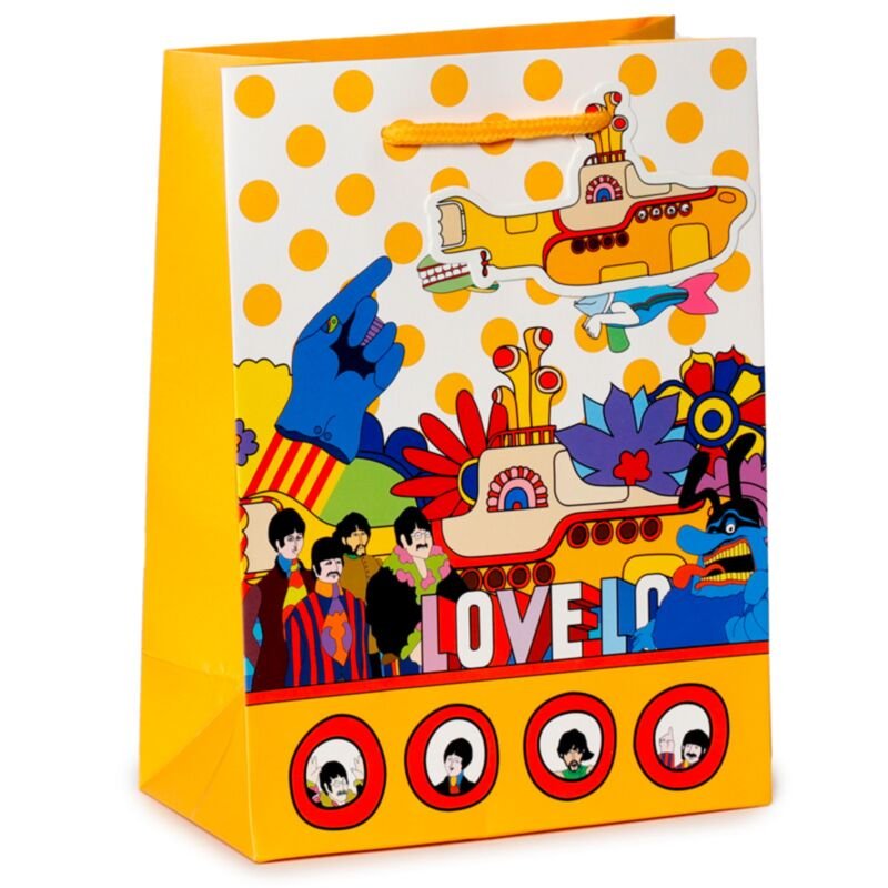 The Beatles Yellow Submarine LOVE Gift Bag Medium · enlarged view 1