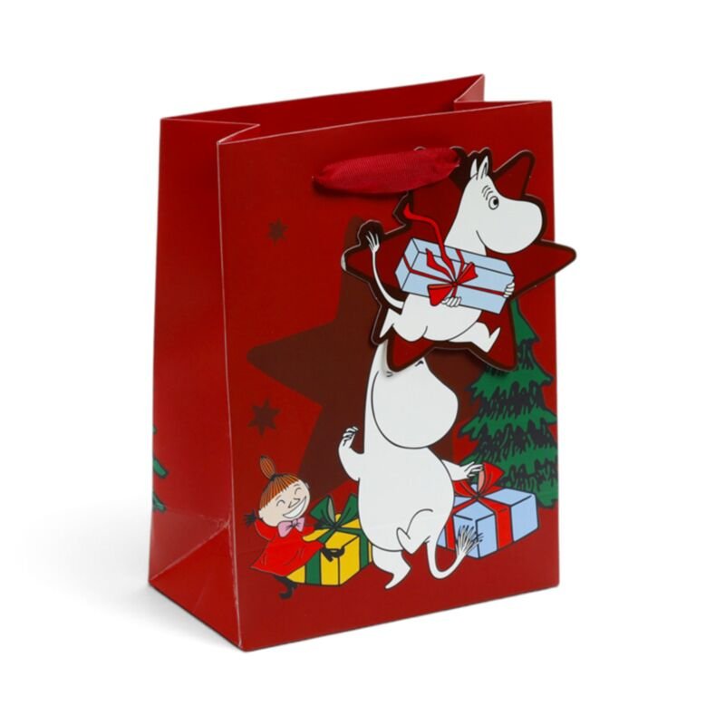 Bolsa de regalo navideña mediana Moomin · vista ampliada 1