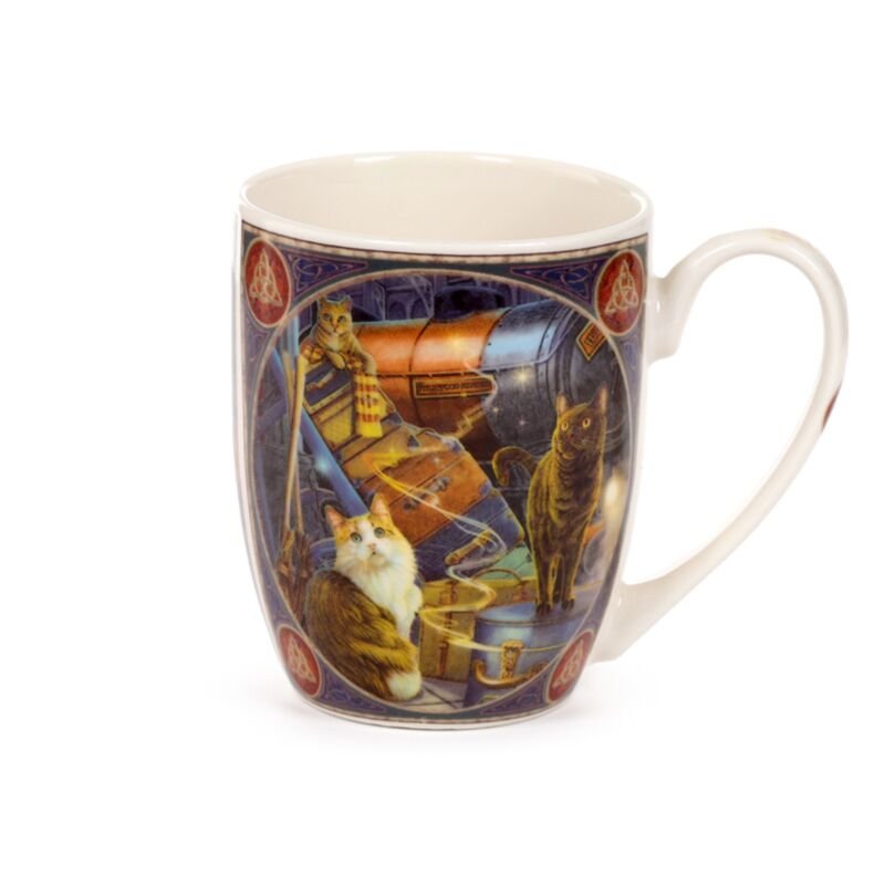 Lisa Parker Witchwood Express Cats Porcelain Mug — 300 ml · enlarged view 1