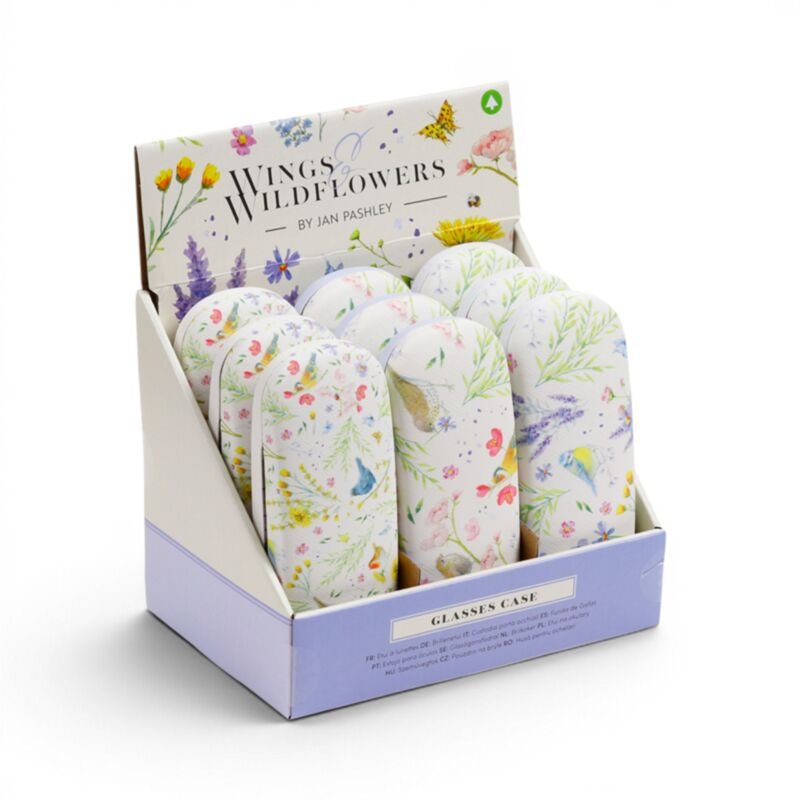 Jan Pashley Wings & Wildflowers Glasses Case · enlarged view 1