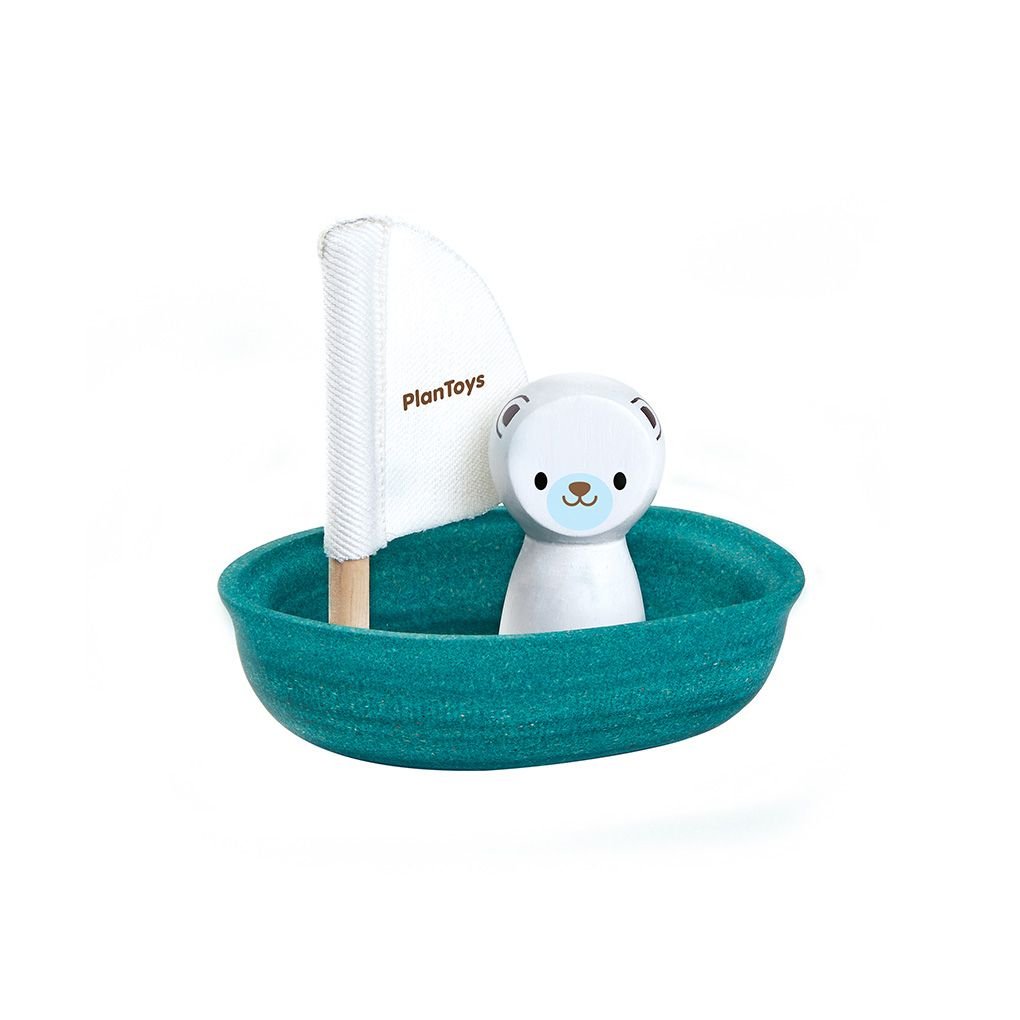 PlanToys Sailing Boat - Polar Bear · detail image 1