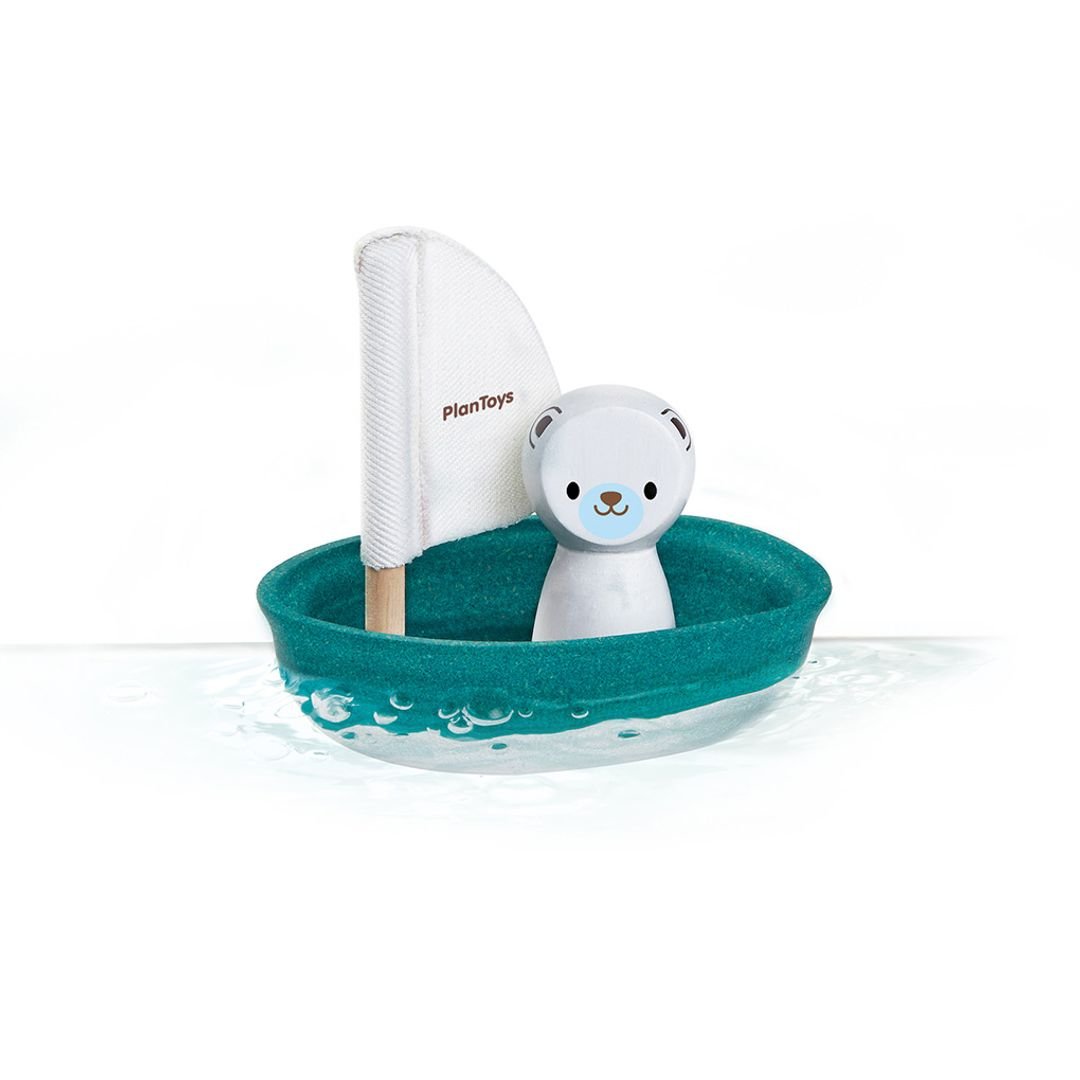 PlanToys Sailing Boat - Polar Bear · detail image 5