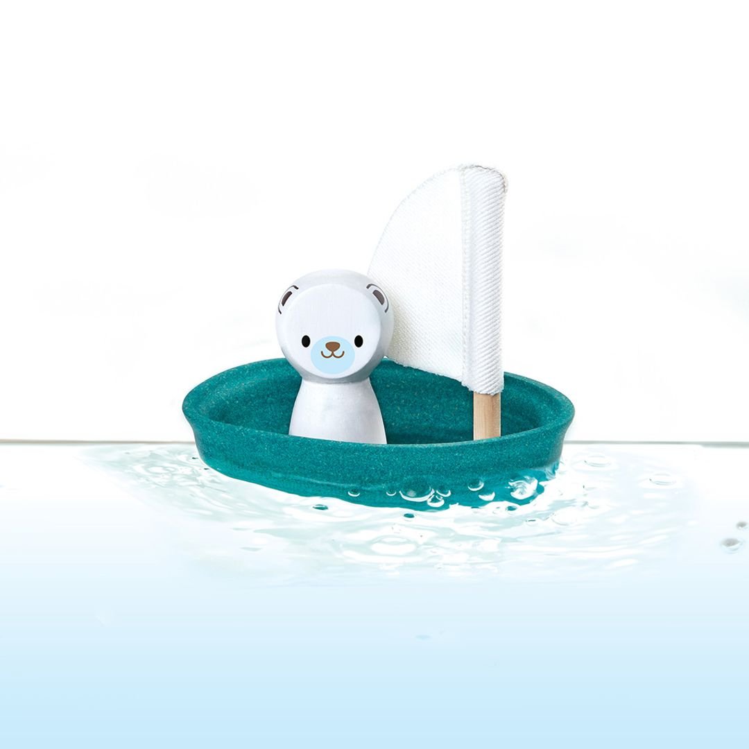 PlanToys Sailing Boat - Polar Bear · detail image 6