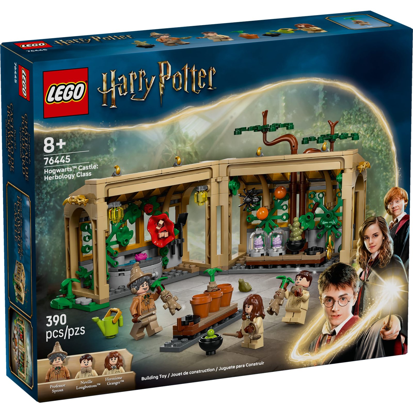 LEGO Harry Potter Hogwarts Castle: Herbology Class Kids Toy - Building and Learning Toy for Pretend Play - Gift for Birthdays - Harry Potter Collectible for Boys and Girls, Ages 8+ - 76445 · detail image 2