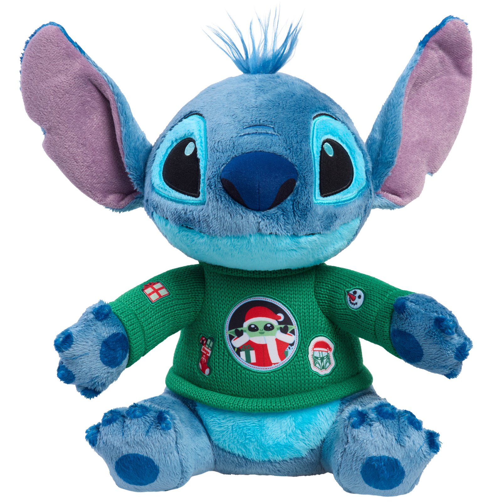 Disney Stitch Plush Stuffed Animal with STAR WARS Sweater, 12.5-inches Tall, Kids Ages 2 and up · detail image 1