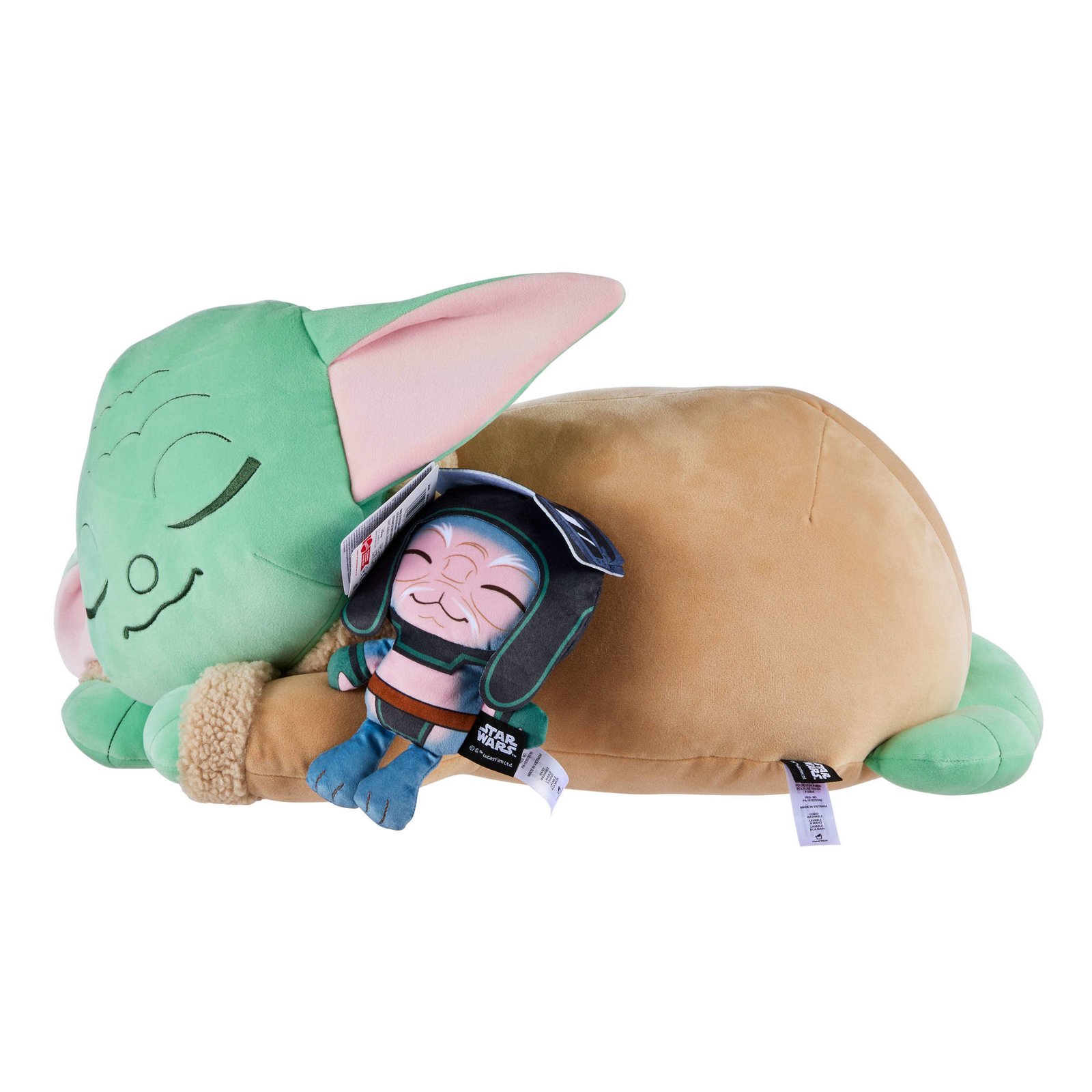 Star Wars The Mandalorian & Grogu Movie Grogu and Minch Anzellan Soft Sleepy 2 Character Plush · detail image 1
