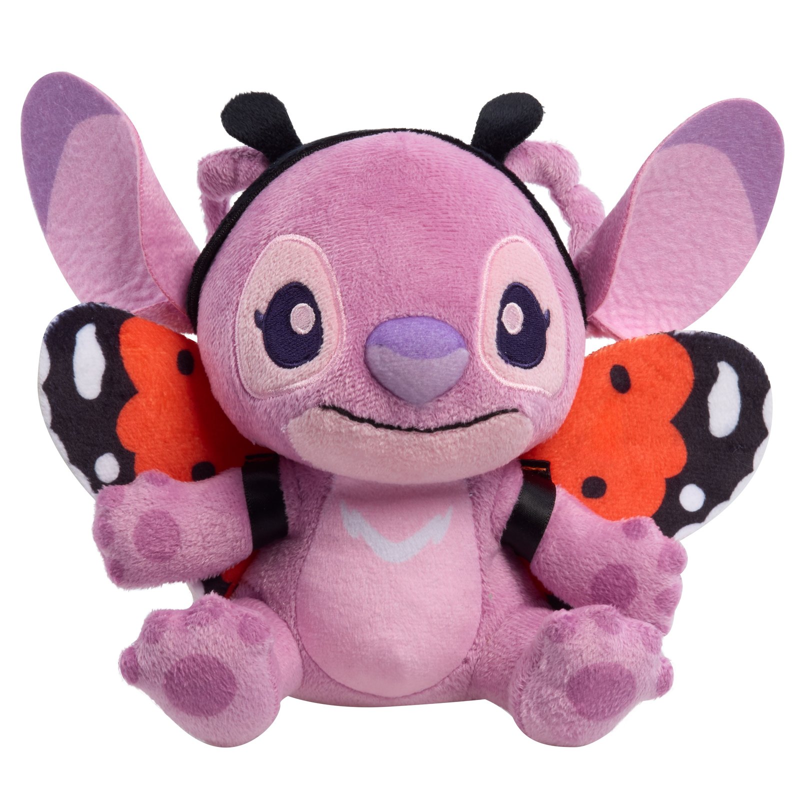 Disney Stitch Goes Wild Small Plush Stuffed Animal - Angel Butterfly, Wild Details, Ages 2+