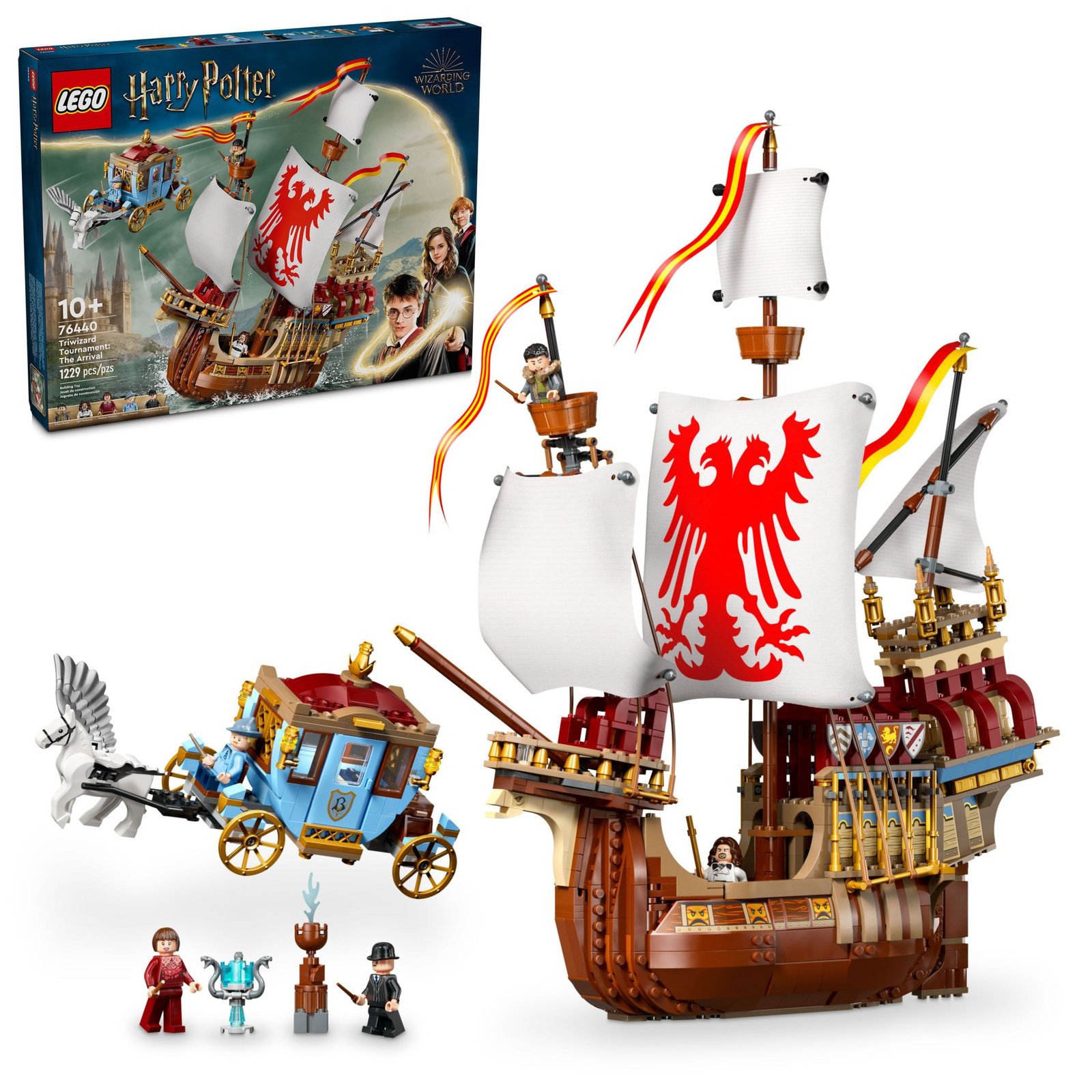LEGO Harry Potter Triwizard Tournament: The Arrival Building Toy - Pretend Play Toy for Kids, Boys & Girls, Ages 10+ Years - Harry Potter Gifts for Fans - 76440 · detail image 1