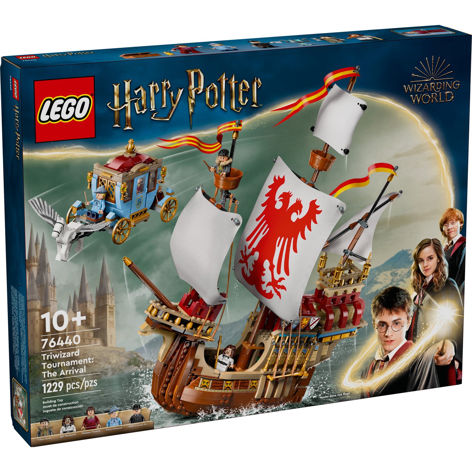 LEGO Harry Potter Triwizard Tournament: The Arrival Building Toy - Pretend Play Toy for Kids, Boys & Girls, Ages 10+ Years - Harry Potter Gifts for Fans - 76440 · detail image 2