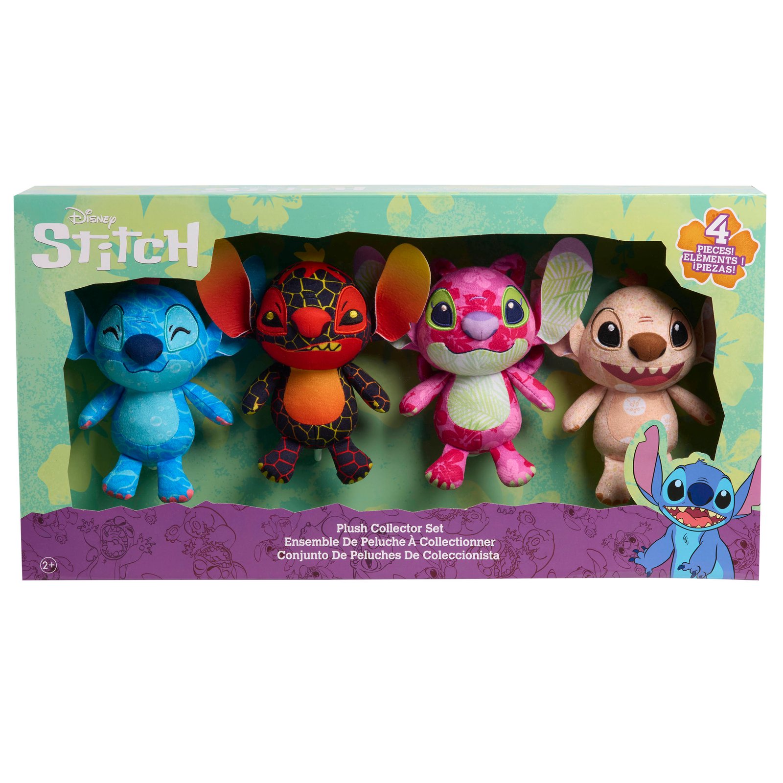 Disney Stitch Plush Collector Set, 4 Pieces, 8.5-Inch Plush · detail image 1