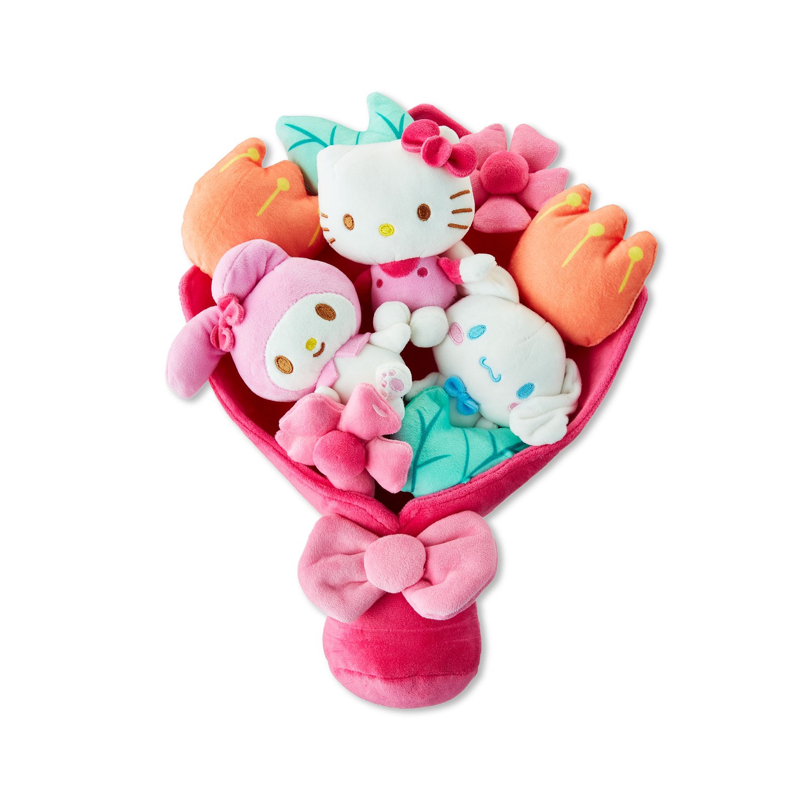 Hello Kitty and Friends - 12-inch Plush Valentines Bouquet - 9 Plush Included - Officially Licensed Sanrio product from Jazwares · detail image 1