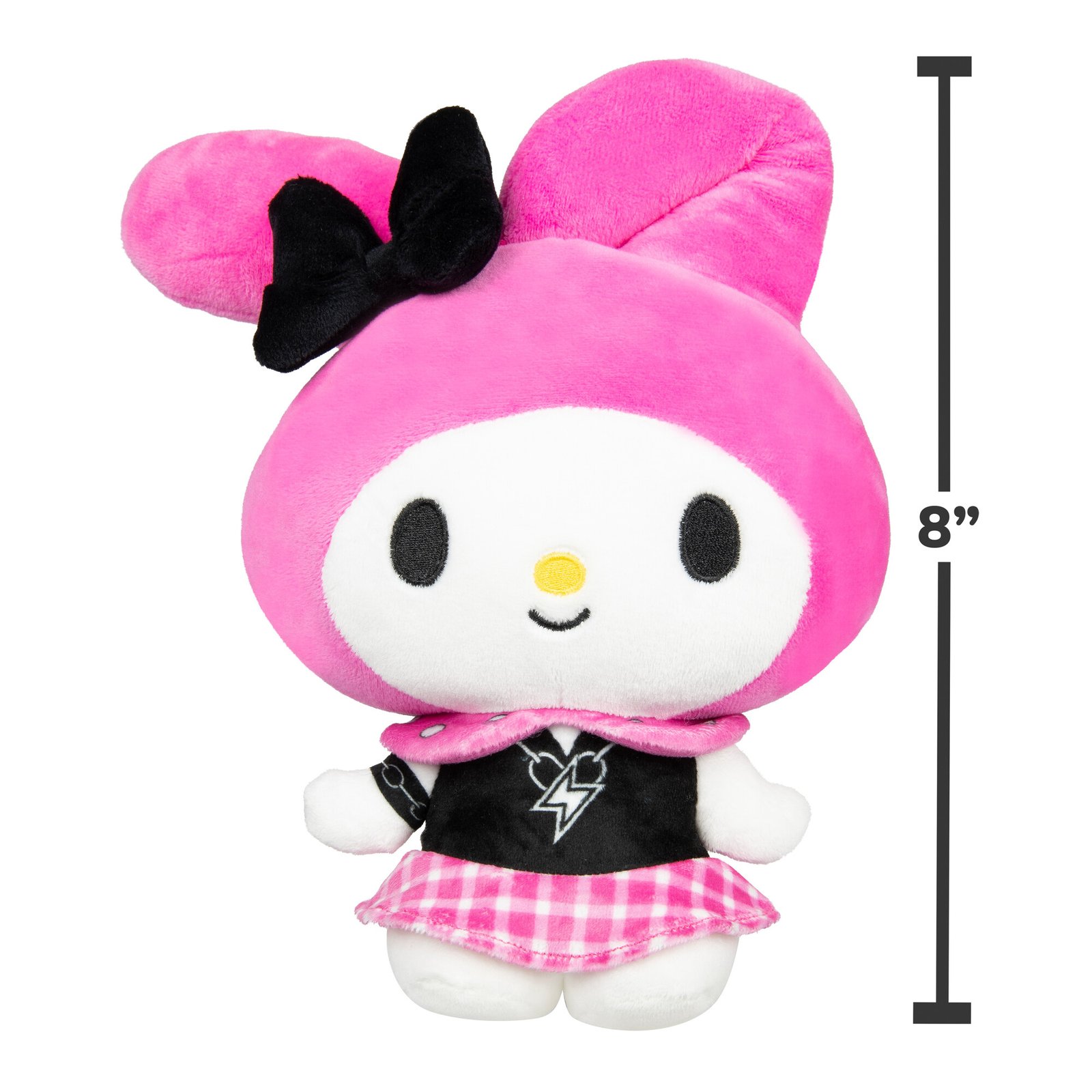 Hello Kitty and Friends Series 2, My Melody 8-inch Punks Plush - Officially Licensed Sanrio Product from Jazwares · detail image 2
